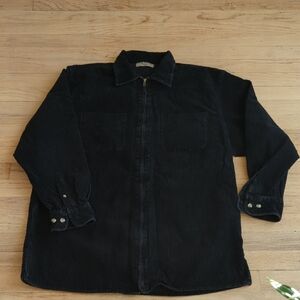 Vintage FARGO Men's Black Corduroy Overshirt size medium